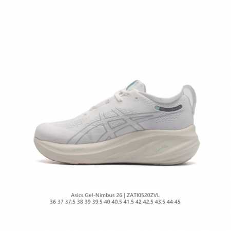 Asics Gel Nimbus26 2024 01#亚瑟士#跑步鞋 超厚底增高百搭老爹鞋 最舒适跑鞋，中底两大独家科技都带来全新能量，造就历来最软弹的 Gel - 点击图像关闭