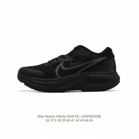 公司级 耐克 Nike Reactx Infinity Run 4瑞亚机能风疾速系列越野缓震休闲运动鞋 公路跑步鞋带气垫厚底增高运动鞋。加宽前足设计和加厚泡绵层 - 点击图像关闭