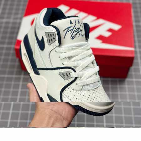 公司级 Nike Air Flight 89 白深蓝 Aj4实现升级版 将经典 Air Jordan 3 和air Jordan 元素融为一体。 货号：Fq82 - 点击图像关闭