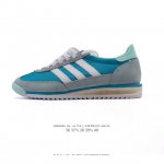 阿迪达斯Adidas Sl 72 Shoes 经典复古薄底运动鞋 T头鞋 三叶草复古休闲跑步鞋休闲运动鞋 这款经典运动鞋携复古型格，来访你的活力日常 采用舒爽帆