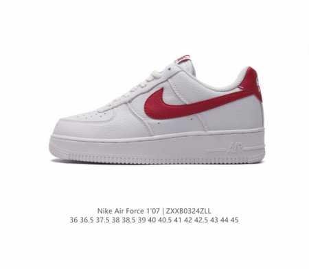 耐克 Nike Air Force 1 07 空军一号 Af 1 低帮 厚底增高百搭 休闲运动板鞋 柔软 弹性十足的缓震性能和出色的中底设计 横跨复古与现代的外 - 点击图像关闭