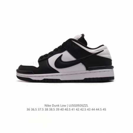 真标全新耐克nike Sb Dunk Low Twist Panda 扣篮加强版系列低帮休闲运动滑板板鞋“黑白熊猫立体钩子”。 货号：Dz2794-001 尺码 - 点击图像关闭