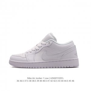 头层皮 耐克 乔丹air Jordan 1 Low Aj1 乔1 乔丹1代aj1 低帮复古文化休闲运动篮球鞋。该鞋款从 1985 年元年款汲取设计灵感，焕新演绎