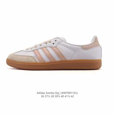 阿迪达斯 德训鞋 Adidas Originals Samba Og Shoes 经典运动鞋小白鞋 T头鞋 男女士板鞋 彰显休闲摩登风情的时尚经典鞋。它诞生于5 - 点击图像关闭