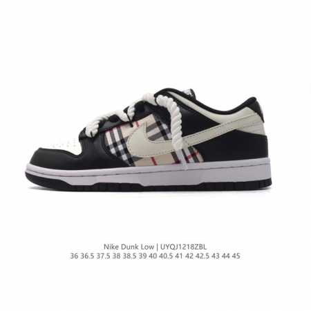 公司级 耐克 Nike Dunk Low Retro 运动鞋复古板鞋 解构绑带 双鞋带。作为 80 年代经典篮球鞋款，起初专为硬木球场打造，后来成为席卷街头的时 - 点击图像关闭