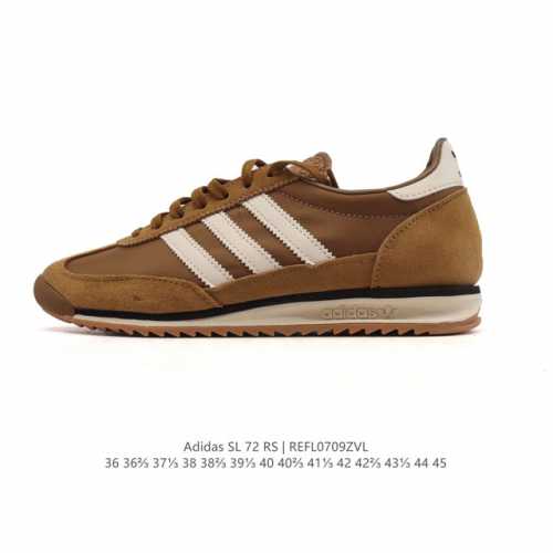 公司级 阿迪达斯Adidas Sl 72 Shoes 经典复古薄底运动鞋 T头鞋 三叶草复古休闲跑步鞋休闲运动鞋 这款经典运动鞋携复古型格，来访你的活力日常 采