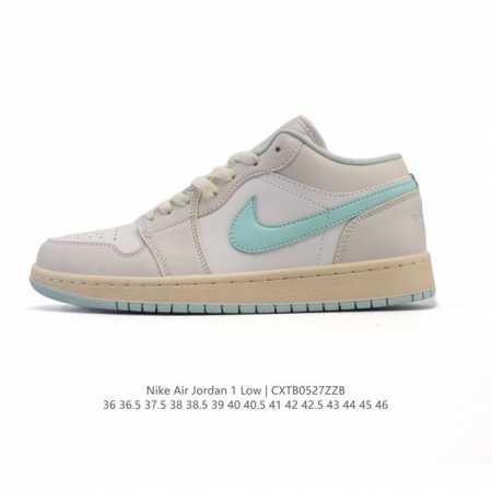 耐克 乔丹Air Jordan 1 Low Aj1 乔1 乔丹1代Aj1 低帮复古文化休闲运动篮球鞋 从1985 年面世的元年款汲取设计灵感 采用简洁大方的经典 - 点击图像关闭