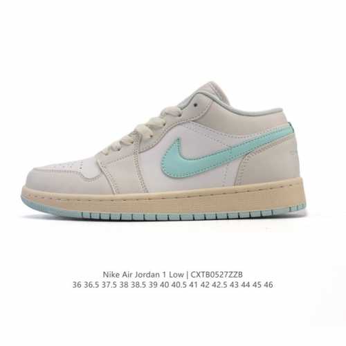 耐克 乔丹Air Jordan 1 Low Aj1 乔1 乔丹1代Aj1 低帮复古文化休闲运动篮球鞋 从1985 年面世的元年款汲取设计灵感 采用简洁大方的经典