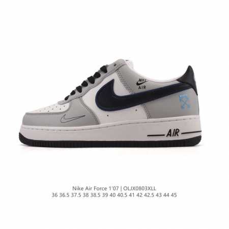 公司级 耐克 Nike Air Force 1 '07 Low 空军一号含气垫 小白鞋 低帮百搭厚底增高休闲运动板鞋。柔软、弹性十足的缓震性能和出色的中底设计， - 点击图像关闭