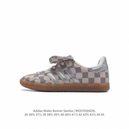 阿迪达斯 Adidas Samba新款 德训鞋 时尚休闲运动板鞋- Wales Bonner 的 Adidas Samba “Studded”亮相，Adidas - 点击图像关闭