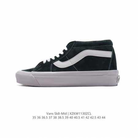 万斯vans范斯 经典系列 Sk8-Mid 中帮休闲运动板鞋情侣鞋时尚复古男女鞋 类型：男女鞋 码数：35 36 36.5 37 38 38.5 39 40 4 - 点击图像关闭