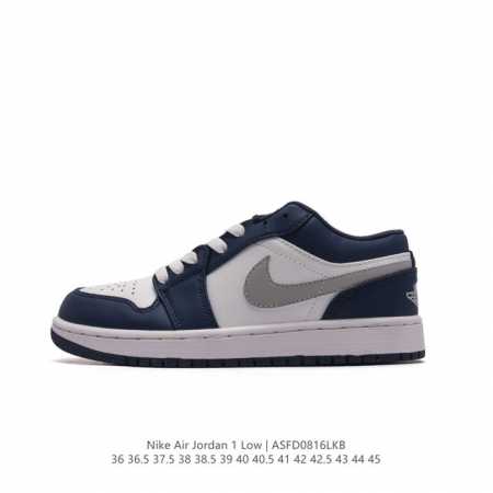 耐克 乔丹air Jordan 1 Low Aj1 乔1 乔丹1代aj1 低帮复古文化休闲运动篮球鞋。从1985 年面世的元年款汲取设计灵感，采用简洁大方的经典 - 点击图像关闭