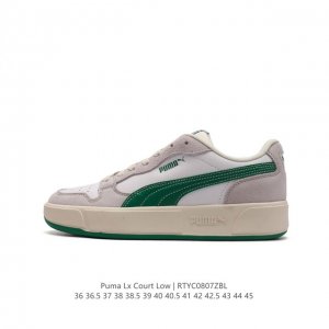 puma 彪马正品 Court Low男女运动板鞋 新款男女同款情侣复古休闲鞋。封口类型: 系带式 鞋跟类型: 无鞋跟 鞋面材质:帆布 外底:橡胶底 鞋头部分采