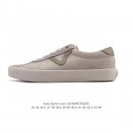 Vans 万斯 范斯Vans Sport Low运动系列复古低帮硫化滑板板鞋 经典低帮运动休闲鞋滑板鞋帆布鞋 男女鞋真标硫化工艺，原装铝楦数据开发鸟嘴楦型版本夏