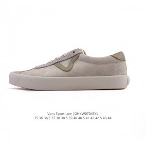 Vans 万斯 范斯Vans Sport Low运动系列复古低帮硫化滑板板鞋 经典低帮运动休闲鞋滑板鞋帆布鞋 男女鞋真标硫化工艺，原装铝楦数据开发鸟嘴楦型版本夏