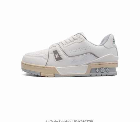 Louis Vuitton 路易威登 原装进口平纹纹粒面小牛皮革鞋面材质 原装一致tpr光泽组合鞋底 耐弯折滴塑支持片 鞋垫嵌入超软脚感乳胶材质驴的篮球鞋,Vi - 点击图像关闭