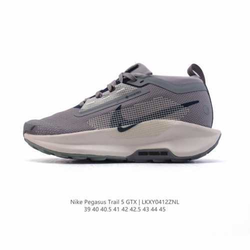 公司级 耐克 Nike Pegasustrail5 男款越野跑步鞋夏新款耐克飞马该鞋款搭载出众回弹的 Reactx 泡绵中底，多种地面，皆可轻松驾驭。采用别致设