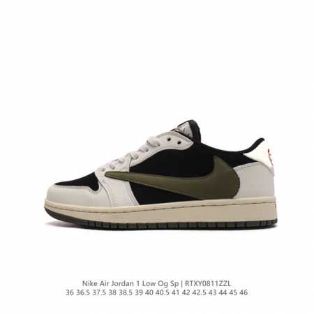 耐克 Nike Air Jordan 1 Low Og Sp Military Blue Aj1乔1 倒勾 Mlb联名 低帮篮球鞋 Aj1 乔丹1代 Aj1 乔 - 点击图像关闭