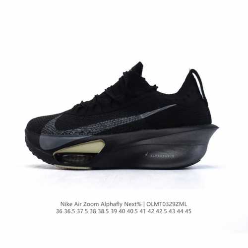 公司级 耐克 Nike Air Zoom Alphafly Next% 3代 马拉松三代 原标原盒真碳纤维 真Zoom X 气垫正确版型！鞋面采用更轻质更透气的