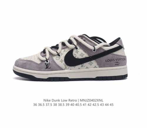 公司级nike Sb Dunk Low X Lv联名 纯原大厂出品 极力推荐 原装头层材料 独家版型蒸餾加工 帶來的是更好的视觉和脚感体验 大厂纯原品质出货 清