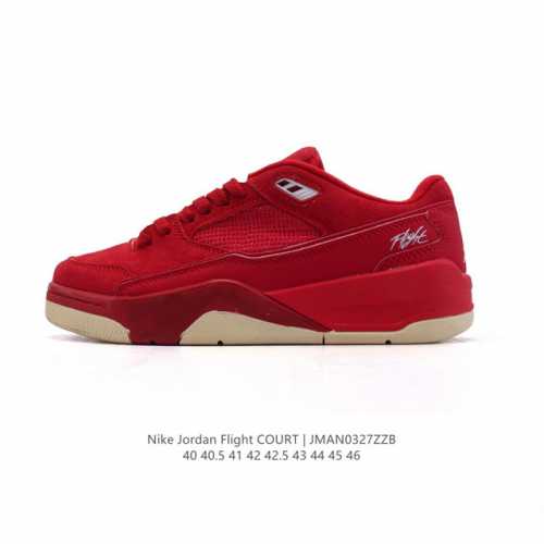 150 耐克 Nike 乔丹 Jordan Flight Court 时尚休闲 防滑耐磨 低帮运动鞋 复古篮球鞋 男款 Jordan「新鞋型」又来了！新配色曝光