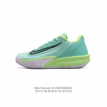 Nike 耐克 男女子 Nike Precision 7 篮球鞋 实战耐磨运动鞋透气休闲鞋该鞋款采用匠心设计，缔造非凡贴地感、舒适度和抓地力，是即兴篮球赛的理想 - 点击图像关闭