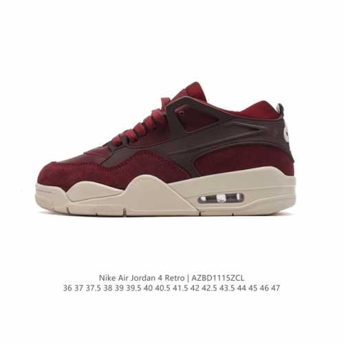 耐克 新款 Nike Air Jordan 4 Retro Og 低帮 迈克尔 乔丹aj4代乔4 复古休闲运动文化篮球鞋。秉承轻量化的速度型篮球鞋设计思想完成设