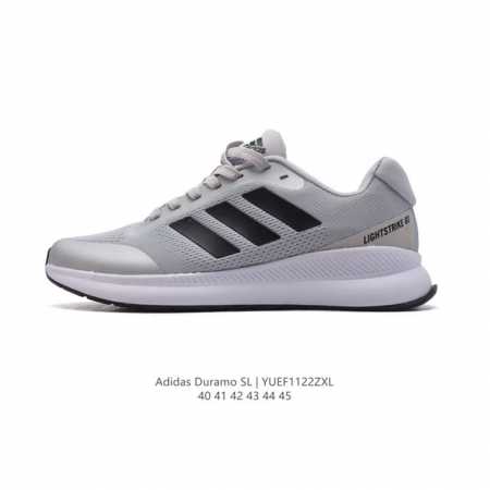 Adidas阿迪达斯官方duramo Sl 男子训练备赛轻盈疾速网面跑步鞋。这款adidas运动鞋，旨在伴你日常跑步。贴合设计，力求打造舒适脚感。从长距离户外跑 - 点击图像关闭