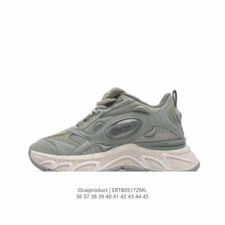 国潮新品 Ocai 复古鞋 Ocaiproduct 慢跑鞋 时尚休闲男女士运动鞋 厚底增高老爹鞋。这双鞋最近火了！整体上，不挑性别和穿搭。灰白的主色调，配长裤， - 点击图像关闭