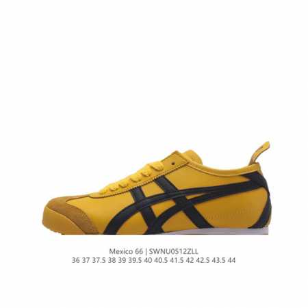 Asics 亚瑟士 男女鞋真标半码制 日产经典老牌-鬼塚虎 Onitsuka Tiger Mexico 66经典墨西哥系列复古经典百搭板鞋休闲运动鞋慢跑鞋。采用 - 点击图像关闭