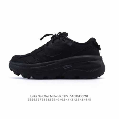 新品公司级 Hoka One One Bondi B3Ls联名运动鞋Hoka One One Bondi B3Ls 舒适防滑耐磨 低帮跑步鞋 男女同款运动鞋 出