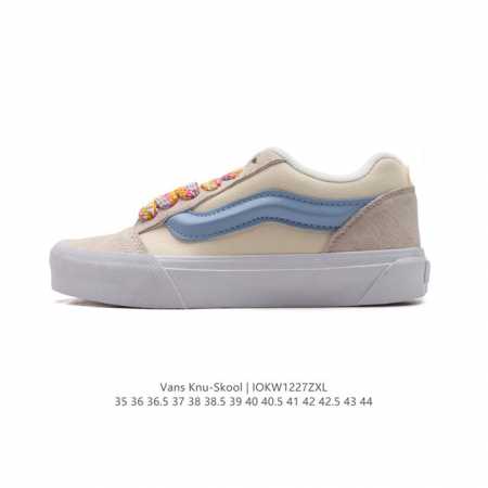 万斯 Vans Knu-Skool Vr3 Lx 面包鞋皮革鞋面。坎普尔 茱利安系列低帮复古硫化休闲运动板鞋“肥胖版大logo”要说整个年最为热门的鞋型之一， - 点击图像关闭