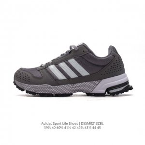 公司级 真标 阿迪达斯 Adidas Sport Life Shoes 男运动缓震跑步鞋 经典透气舒适运动鞋 气垫 厚底增高老爹鞋。鞋子又轻又舒服,走久了也不累