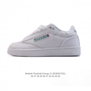 锐步Reebok Floatride Energy 5 男女小白鞋复古慢跑运动休闲鞋韩版板鞋潮鞋！采用一体编织工艺的鞋面，透气性良好且耐用。鞋面采用网布材料，并