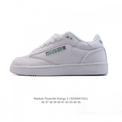 锐步Reebok Floatride Energy 5 男女小白鞋复古慢跑运动休闲鞋韩版板鞋潮鞋！采用一体编织工艺的鞋面，透气性良好且耐用。鞋面采用网布材料，并