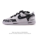 公司级 耐克Nike Court Vision Low 校园风低帮复古篮球板鞋运动鞋 解构绑带 双鞋带。延续80年代复古篮球鞋，添加学院风细节。皮革组合鞋面，利