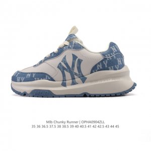 特价 全新2025年新款，Ny美国榄球洋基队New York Yankees X Mlb Chunky Runner Liner 莱纳系列低帮厚底老爹风透气舒适