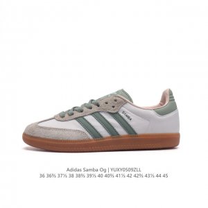 阿迪达斯 德训鞋 Adidas Originals Samba Og Shoes 经典运动鞋小白鞋 T头鞋 男女板鞋 彰显休闲摩登风情的时尚经典鞋。它诞生于50