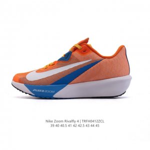 耐克 Nike Rival Fly 4 男子公路跑步鞋 低帮减震2025新款 厚底增高运动老爹鞋。前足 Air Zoom 缓震配置，缔造出众回弹的迈步体验和稳定