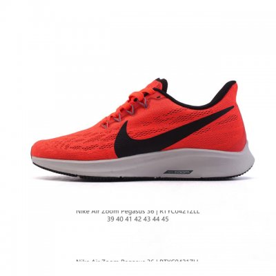 耐克 Nike 男鞋 Air Zoom pegasus 飞马36 登月 休闲健身气垫跑步鞋厚底增高老爹鞋。耐克 Nike 推出的这款男子跑鞋，选用网眼布鞋面，脚