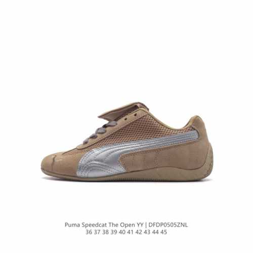 Puma 彪马 采用轻量冲孔呼吸皮革材质鞋面，中底eva缓震组合耐磨橡胶外底 宝马赛道精神街头风，联乘著名全球汽车制造bmw宝马赛车运动系列 X Puma Ro
