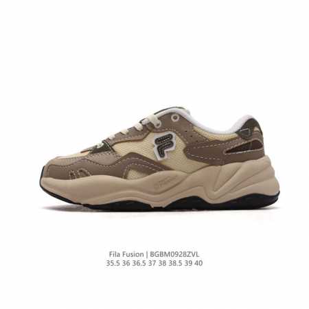 公司级 斐乐 女老爹鞋 Fila Fusion 厚底增高百搭运动板鞋 意大利百年经典运动品牌，网红单品 小红书推荐爆款 Fila斐乐新款小白鞋斐乐潮牌文化街头风 - 点击图像关闭