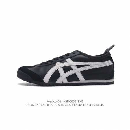 头层皮 Asics 亚瑟士 男女鞋真标半码制 日产经典老牌-鬼塚虎 Onitsuka Tiger Mexico 66经典墨西哥系列复古经典百搭板鞋休闲运动鞋慢跑 - 点击图像关闭