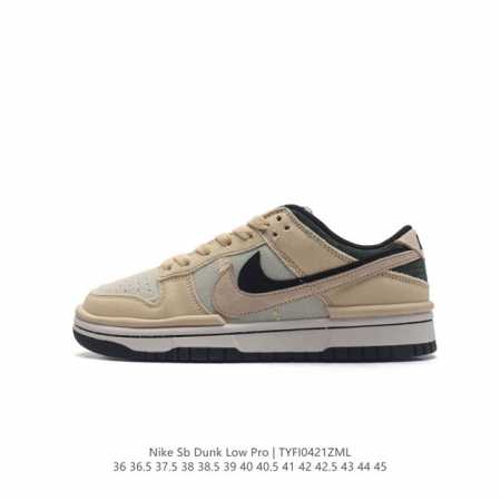耐克 Nike Dunk Low 运动鞋复古板鞋 解构绑带 双鞋带，尽情迈步，彰显个性风采。采用帆布鞋面，经久耐穿，塑就如元年款 Dunk 般的复古质感。鞋头透 - 点击图像关闭
