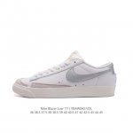 耐克 Nk Blazer Low'77 Jumbo 经典百搭低帮开拓者休闲运动板鞋 真硫化铝楦制作 原厂布料拼接，独家裁片完美鞋型 台湾进口软感荔枝纹皮 原盒真