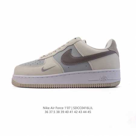 耐克 Nike Air Force 7 Low 2025新年新款 空军一号含气垫 小白鞋 低帮百搭厚底增高休闲运动板鞋。柔软、弹性十足的缓震性能和出色的中底设计 - 点击图像关闭