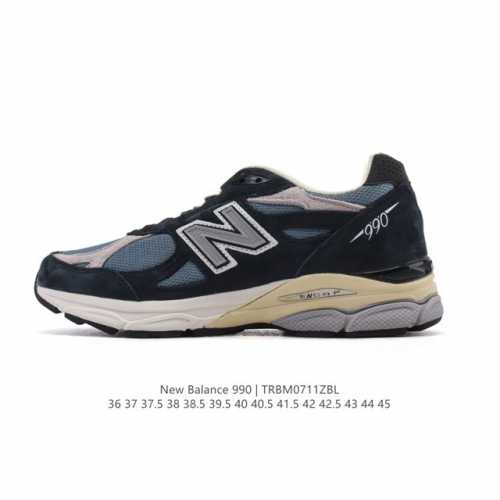 公司级 新百伦 New Balance Nb990 V3系列 高端美产990系列简约经典舒适百搭时尚复古休闲鞋缓震透气跑步鞋。该鞋款采用Mcd Motion C