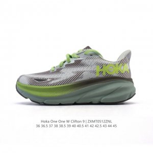 公司级 Hoka One One 升级款 Clifton 9 克利夫顿9代 男女士休闲跑步鞋轻量缓震运动鞋。此次，Clifton 9 厚了也轻了。非凡脚感，更厚
