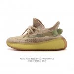 童鞋 Adidas 阿迪达斯 Yeezy Boost 350 V2 椰子 巴斯夫 爆米花 休闲透气缓震舒适 儿童运动鞋 百搭轻便中底慢跑鞋 椰子鞋经典运动鞋中性
