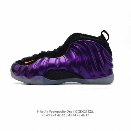 公司级 耐克Nike Air Foamposite One 时尚运动鞋潮篮球鞋，是一双内场的后卫战靴，97年1月份首期发行，使用Foamposite一次成型的喷 - 点击图像关闭